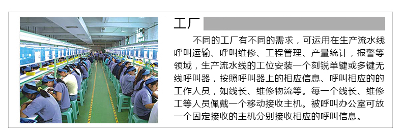 新款工廠(chǎng)呼叫器